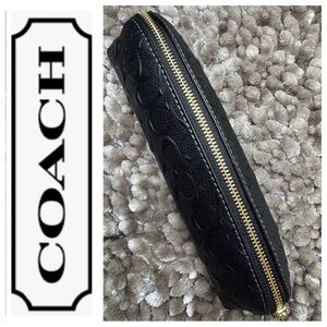 COACH Leather Pencil/Makeup Case